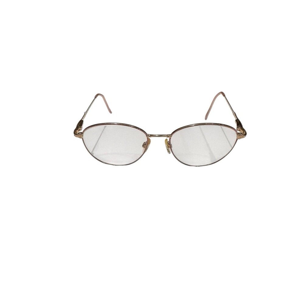 Très Jolie 4 Pink Opal 140 Women’s Round Eye Glasses Metal Frames Eyewear